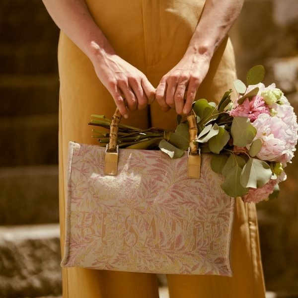 KENZIA HANDBAG - BAMBOO HANDLES肯尼亚手包-竹质提手