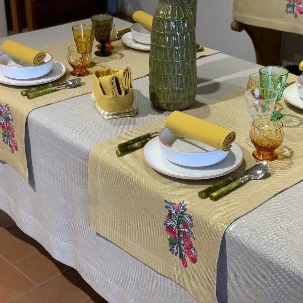 FIGS - ANTICO COSENTINO LONG PLACEMAT无花果 – 骑士长餐垫