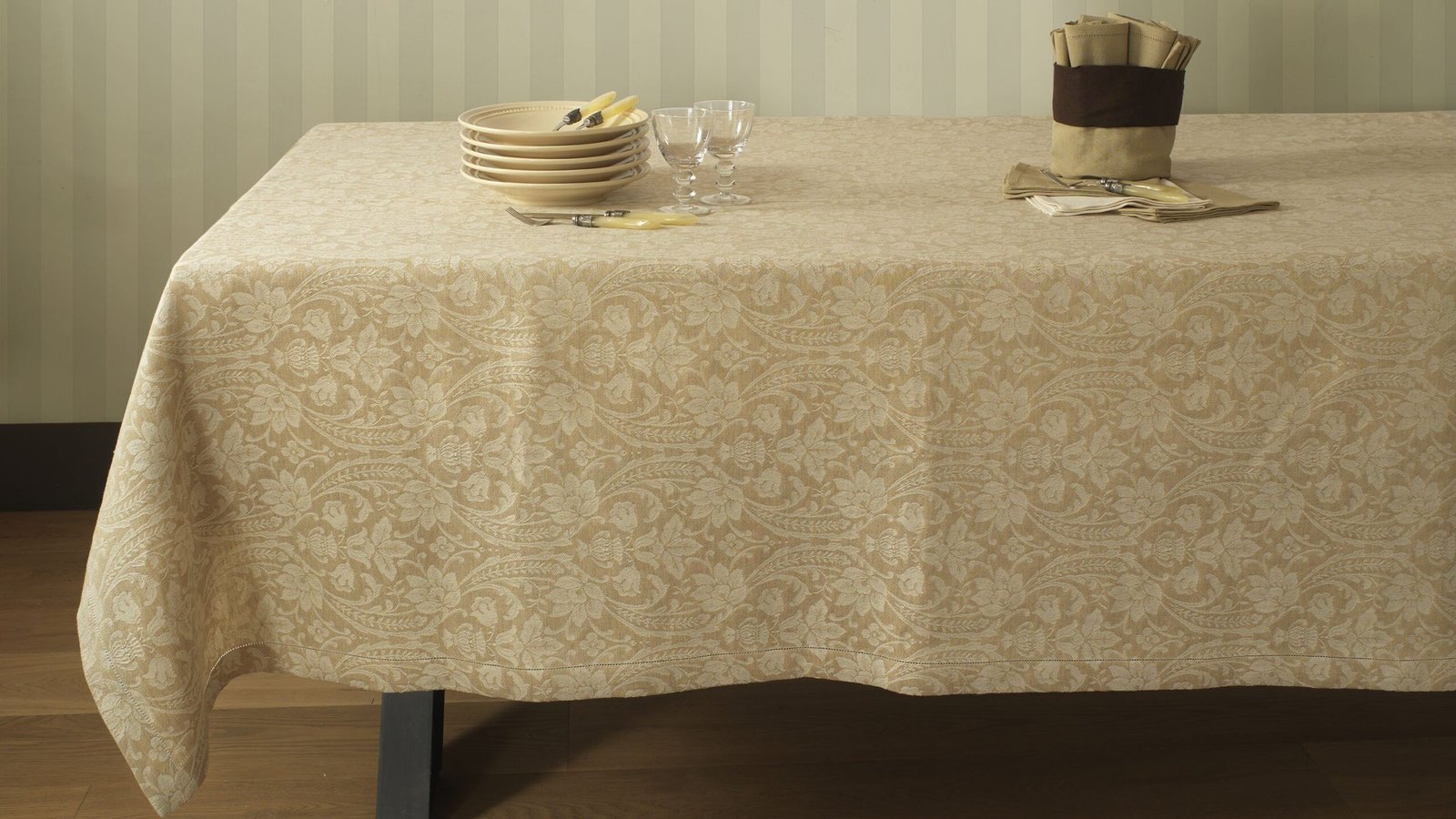 TABLECLOTH DONNA DI COPPE - NEUTRAL COLOURS圣杯王后桌布- 自然色系列 - immagine 14