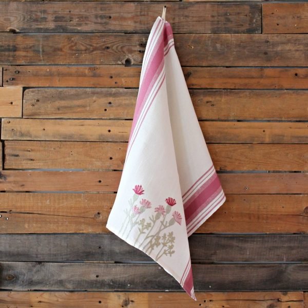 WINE FLOWERS - KITCHEN TOWEL葡萄酒与花-厨房毛巾