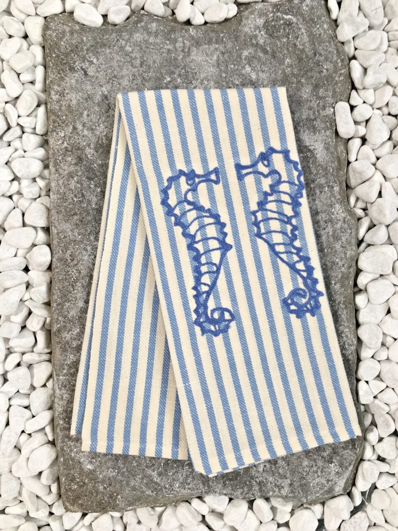 SEA HORSE - “MELOGRANO” KITCHEN TOWEL 海马 – “石榴”厨房毛巾