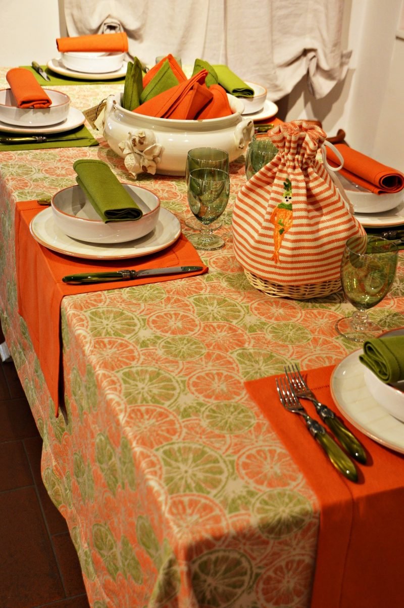 PLACEMAT ZODIACO H180 – ORANGE星辰 H180餐垫 – 橙色 - immagine 2