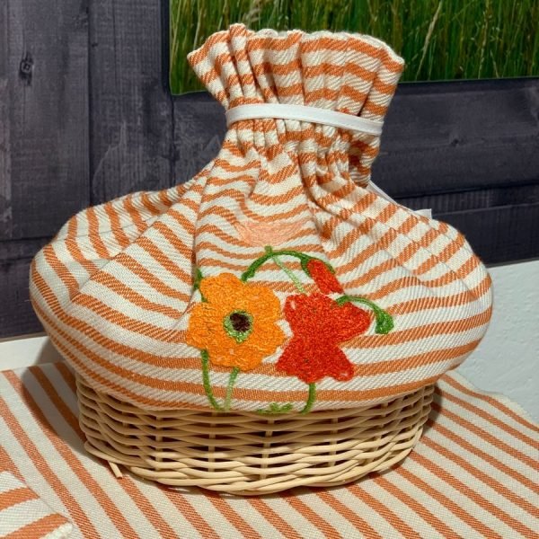 BREAD BASKET - ORANGE FLOWERS 橙花- 面包篮