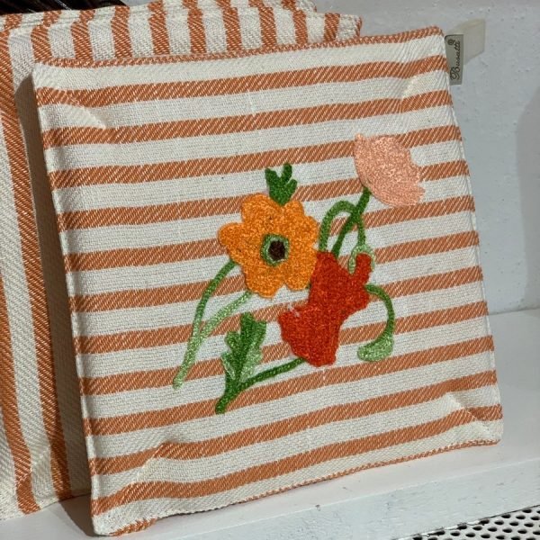 POT HOLDER - ORANGE FLOWERS橙花 - 隔热垫