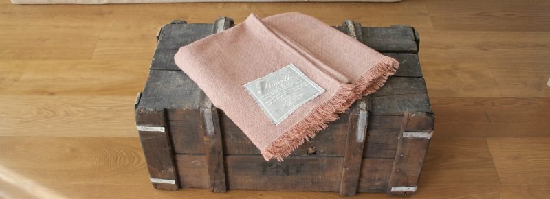 CIRENAICA SALMON COLOR - PLAID昔兰尼加 – 三文鱼色格纹织物