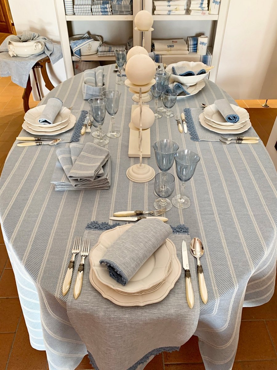 GROSSETO TWILL - TABLECLOTH 170x280cm格罗塞托斜纹布– 桌布 170x280cm