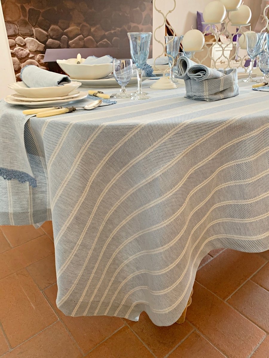 GROSSETO TWILL - TABLECLOTH 170x280cm格罗塞托斜纹布– 桌布 170x280cm - immagine 3