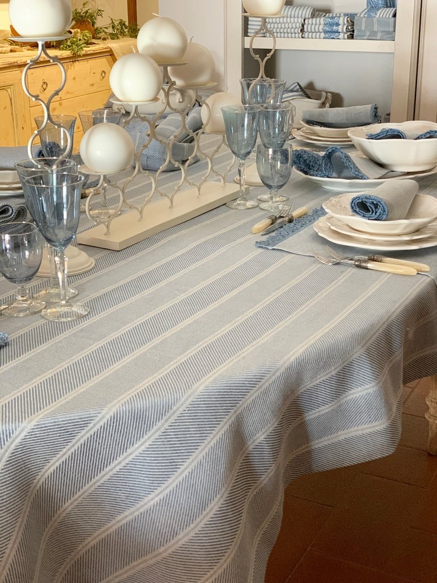 GROSSETO TWILL - TABLECLOTH 170x280cm格罗塞托斜纹布– 桌布 170x280cm - immagine 6
