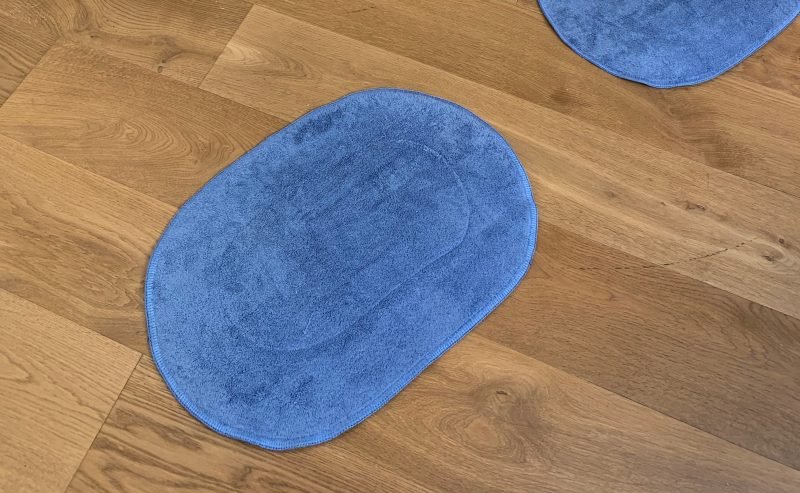 TERRY BATHMAT WITH "PUNTO SIENA" 包边特里布浴室脚垫，使用锡耶纳针法包边 - immagine 5