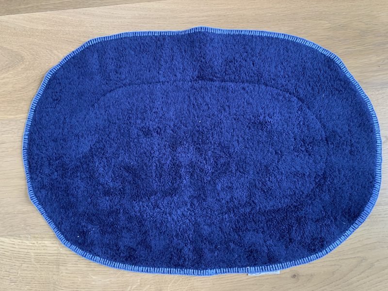 TERRY BATHMAT WITH "PUNTO SIENA" 包边特里布浴室脚垫，使用锡耶纳针法包边 - immagine 4