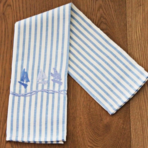 SMALL SAILING BOATS- KITCHEN TOWEL远航小船-厨房毛巾