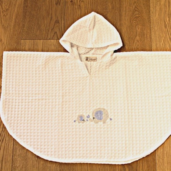 PONCHO ROUND EMBROIDERED 绣花雨披