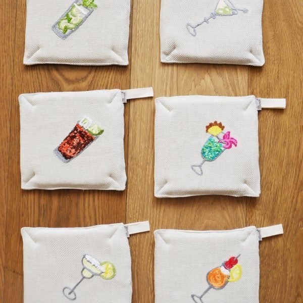 COCKTAIL COLLECTION - POT HOLDER 鸡尾酒系列 -隔热垫