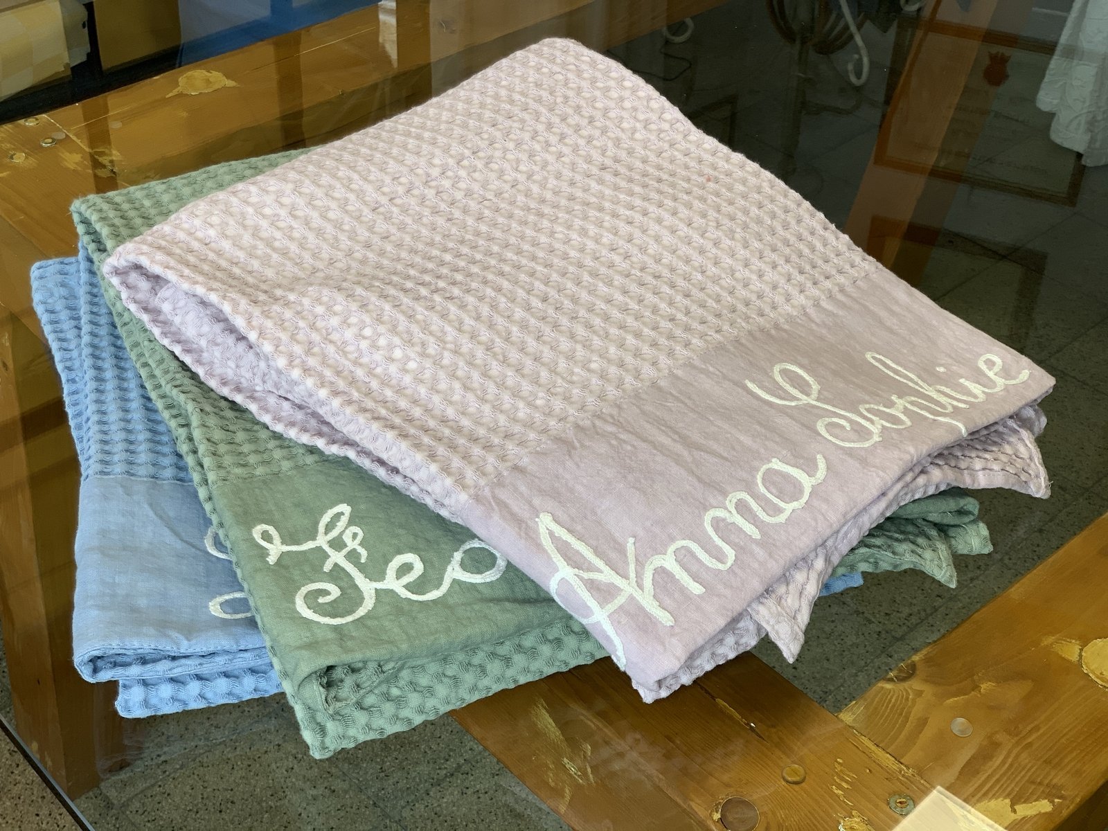 BESPOKE WAFFLE BATH TOWEL定制款 华夫格浴巾 - immagine 8