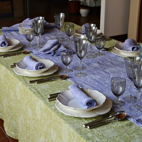 BURRACO, SAGE GREEN – TABLECLOTH BURRACO，灰绿色 – 桌布