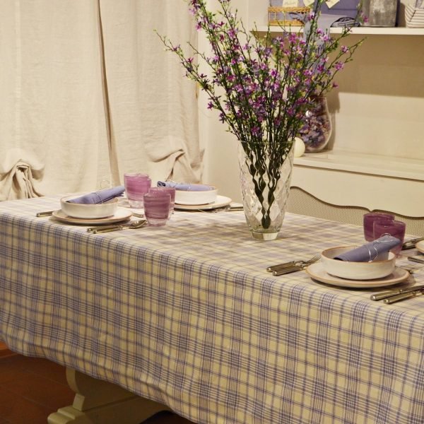 GALLES, LAVENDER COLOR - TABLECLOTH加勒斯 薰衣草色桌布