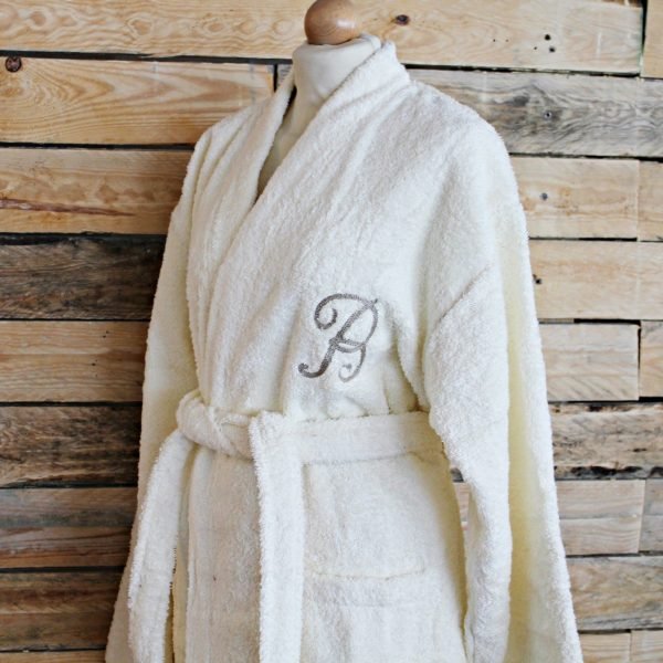 CUSTOM BATHROBE - TAUPE定制化浴袍 - 奶油色