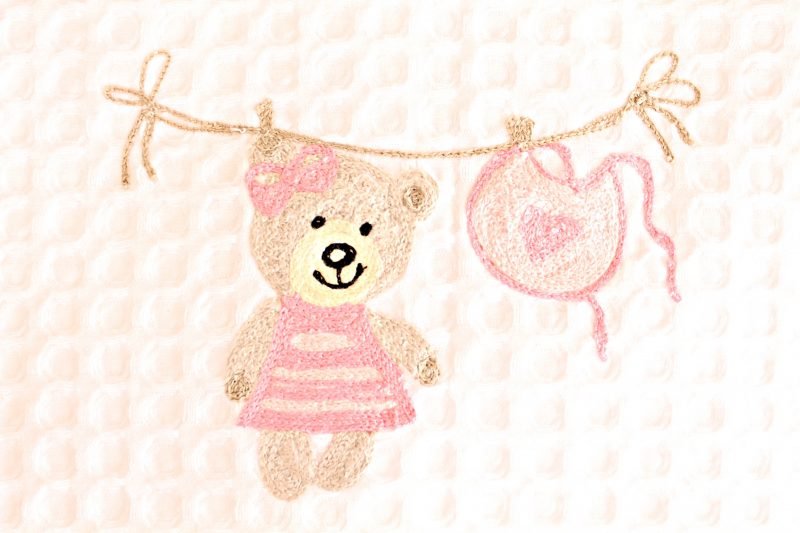 BATHROBE EMBROIDERED 1-3 YEARS绣花浴袍1-3 岁 - immagine 12