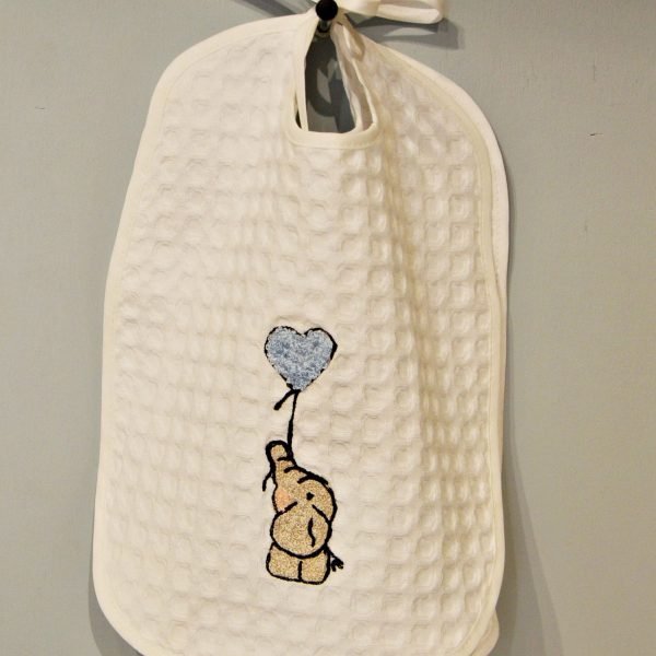 BIB - ELEPHANT EMBROIDERY大象 刺绣围嘴