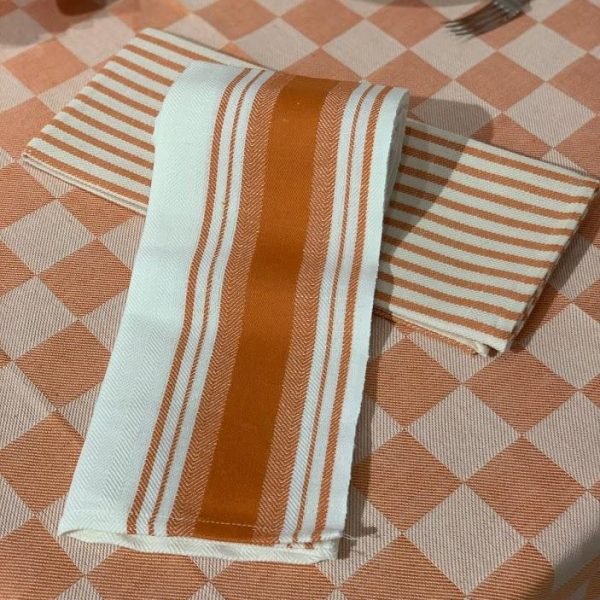 KITCHEN TOWELS - "TOVAGLIA A QUADRI" (SQUARED TABLECLOTH) 厨房毛巾 – 格子