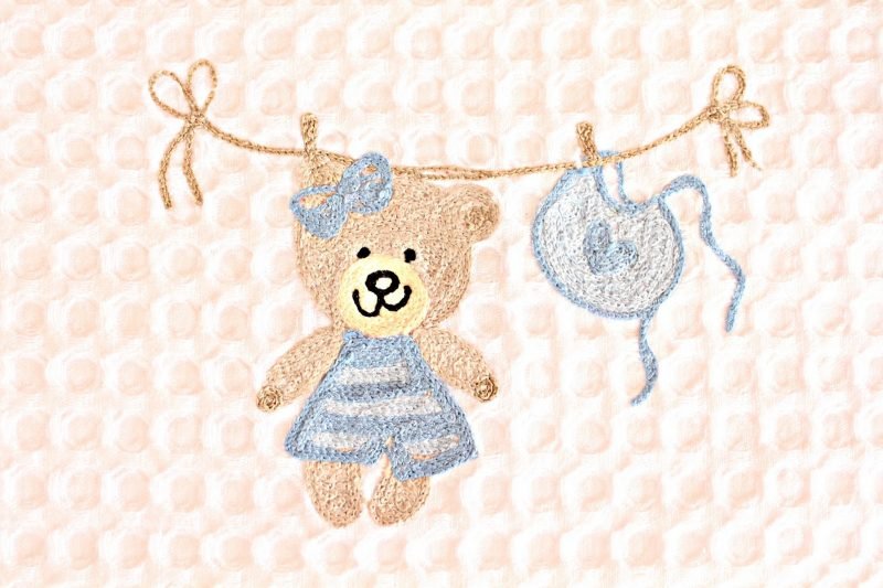 BATHROBE EMBROIDERED 3-5 YEARS绣花浴袍 3-5岁 - immagine 8