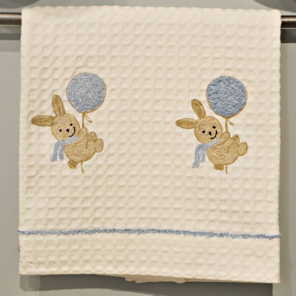 BATH TOWEL – BUNNY WITH BALLOON 兔子和气球-浴巾