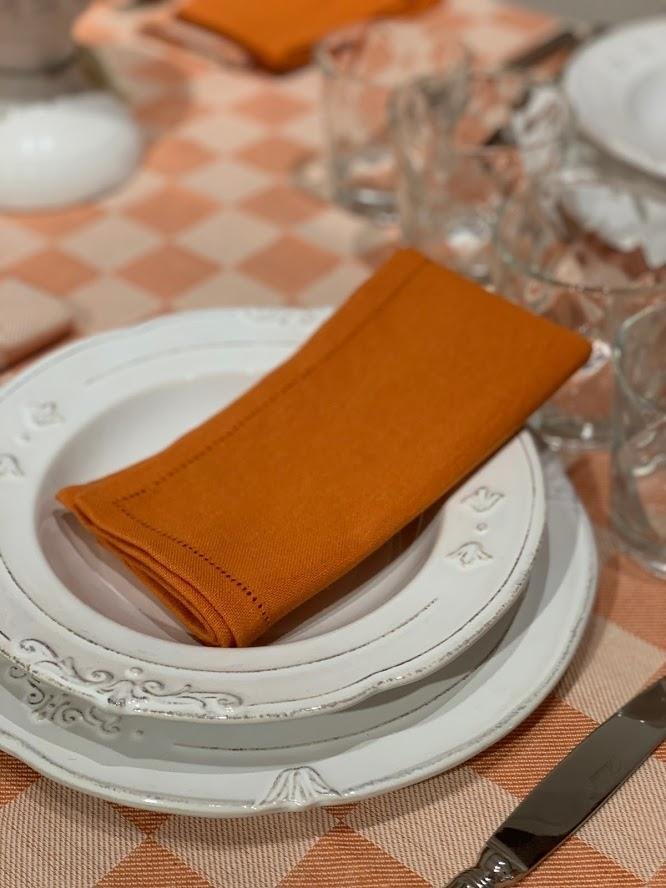 TOVAGLIA A QUADRI -NAPKINS “方形毛巾”餐巾 - immagine 4